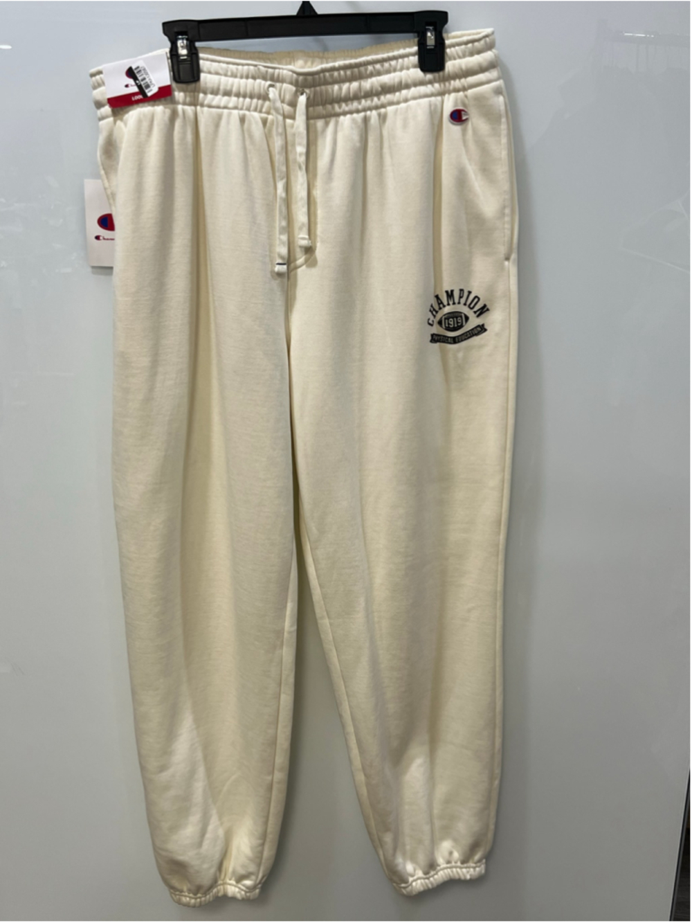 Champion Men’s Physical Education Off-White Sweatpants|Large|NWT| - Picture 3 of 5